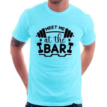 Imagem de Camiseta Meet Me At The Bar - Foca na Moda, Azul claro, P