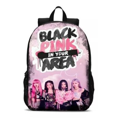 Imagem de Mochila Infantil Banda Black Pink Moda K-Pop Novidade Infantil - Geek 