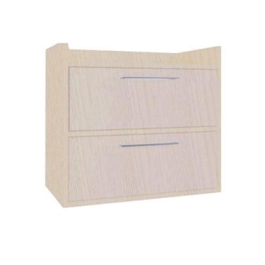 Imagem de gabinete banheiro suspenso 2 portas madeirado Hub18