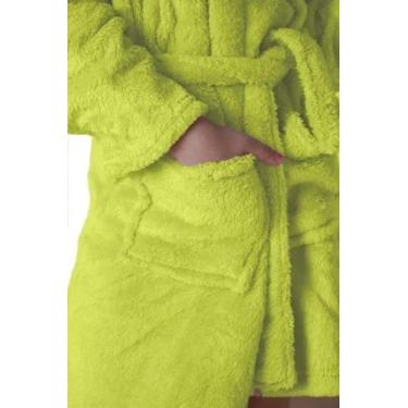 Imagem de Roupão Infantil Com Touca - Microfibra Unissex - Meninos e Meninas - A