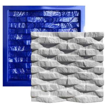 Imagem de Forma 3D Gesso e Cimento ABS 1mm - Dunas pedra 30x30 cm - Xmoldes Form