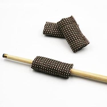 Imagem de luzen 2 peças de pano de limpeza de tacos de bilhar capa de pano de limpeza para tacos de bilhar toalha de sinuca queimador para tacos de piscina acessórios de limpeza ferramentas