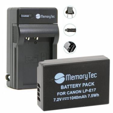 Imagem de Kit 1 Bateria LP-E17 + Carregador para câmera digital Canon EOS Rebel 
