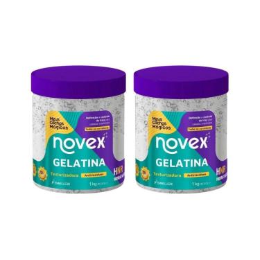 Imagem de Gelatina Capilar Novex 1000G Meus Cachos Texturizadora - 2Un