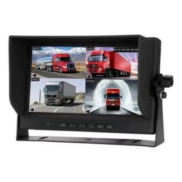 Imagem de Monitor Veicular 9 Polegadas Ahd Para 4 Cameras C/ Gravação - MB, Pret