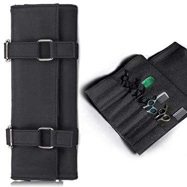 Imagem de Honey Joy Bolsa de Tesoura de Salão com 14 Bolsos, Suporte para Tesouras de Cabeleireiro, Tesouras de Barbeiro, Estojos para Cabeleireiros (Hj-Zp012-Preto)