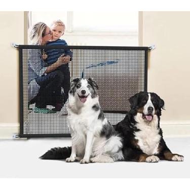 Imagem de Cerca para Cães e Gatos Tela de Proteção para Portas Removível (M - 60cmx90cm)