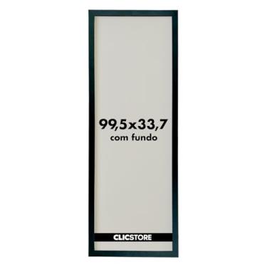 Imagem de Moldura para Quebra Cabeça Grow Puzzle 1500 peças 33,7x99,5 cm Decoração Quadro Parede Escritório Game Office sem Vidro (Preto)