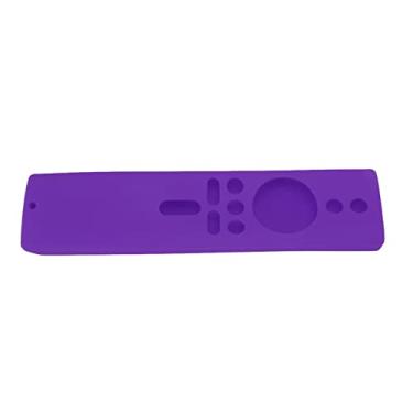 Imagem de Capa Protetora de Silicone para Controle Remoto, Capa Protetora para Mi Box S 4k, à Prova de Choque, Leve, Lavável, Antiderrapante para Família de Tv Stick (Conjunto Roxo)