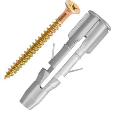 Imagem de Bucha Fixacao Para Tijolo Baiano Sforplast Com Parafuso Chata Philips 