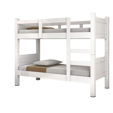 Imagem de Beliche Porto Resistente Escada e Proteção MDF Minimalista - Sambare M