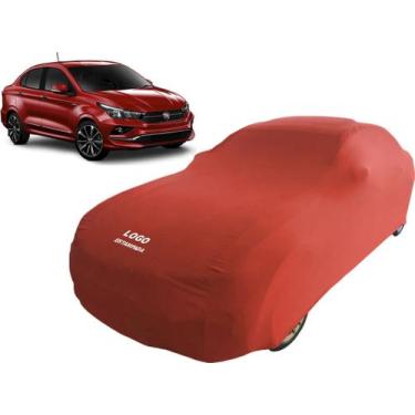 Imagem de Capa De Tecido Automotiva Fiat Cronos - Mz, Vermelha