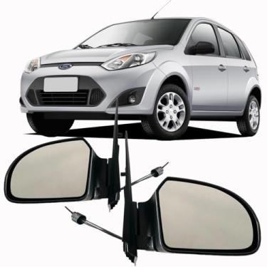 Imagem de Par Retrovisor Ford Fiesta 2002 à 2014 com Controle