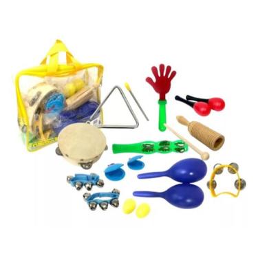 Imagem de Bandinha Infantil Vanguarda Kit Com 11 Instrumentos E Bolsa - Spanking