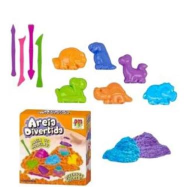 Imagem de Areia Divertida Magica Massinha de Areia Infantil de Modelar - STORE B