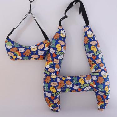 Imagem de Almofada de viagem de carro HKSICHENGKEJI Almofada de pescoço macio para viagens