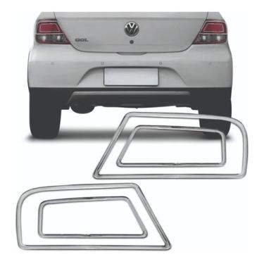 Imagem de Apliques Cromados - Moldura Lanterna Traseira Gol G5 09 A 12 - Geral