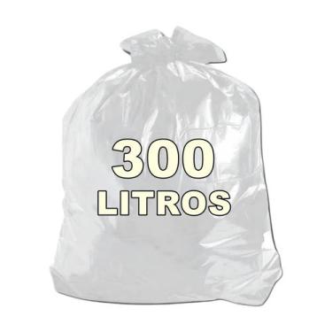 Imagem de Saco De Lixo transparente 300l Super Reforçado 6 Micra 50 Unid - Ecopo