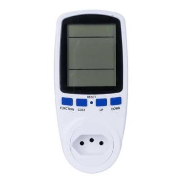 Imagem de Wattímetro Digital Medidor Energia Tomada Br 120V 15A Tomada