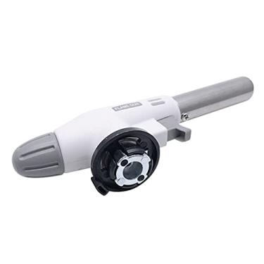 Imagem de Tocha de soldagem multifuncional tocha a gás pistola de chamas maçarico para cozinhar solda butano autoignição queimador a gás isqueiro aquecimento soldagem queimador a gás cabeça tocha