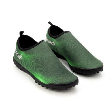 Imagem de Tênis Híbrido Aqua Verde - Sapatilha Aquática Unissex para Praia, Esportes Aquáticos, Trilhas e Caminhadas (Verde, BR, Adulto, Numérico, 41)