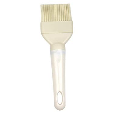 Imagem de WOIWO 1 peça de escova de silicone para assar de alta temperatura escova de churrasco escova de óleo creme de bolo escova de churrasco (bege)