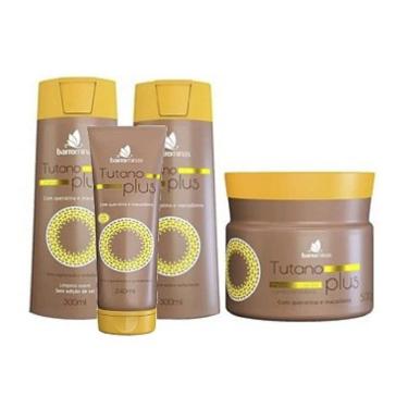 Imagem de Kit para Cabelos Secos ou Ressecados barrominas Tutano Plus Shampoo + Condicionador + Creme para Pentear + Máscara - Nutre e aumenta a flexibilidade d