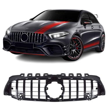 Imagem de Grade Frontal Mercedes Classe A AMG Black Piano W177 A35 A45