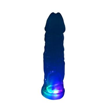 Imagem de Pênis Realístico 18x5cm com Vibro e Pisca Azul - Lovetoys
