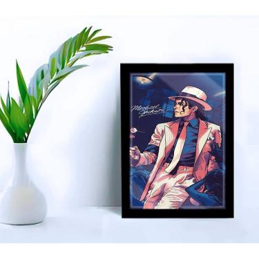 Imagem de Quadro Decorativo M. Jackson Closet C/ Moldura e Vidro