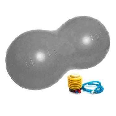 Imagem de Bola Pilates Feijão 90x40 cm Resistente Pilates C/ Bomba - 365 SPORTS,