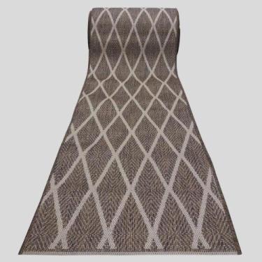 Imagem de Passadeira Trilho 3,5M Sisal Geometrico Nature Geo 66X350 Cm - Tapete 