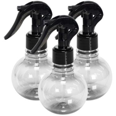 Imagem de Borrifador Mini Bolinha Spray com Gatilho 180ml 3 Und (Transparente)