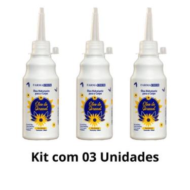 Imagem de Kit C/03 Oléo de Girassol Farmachem 100ML Almotolia