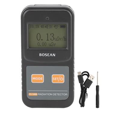 Imagem de FS 1000 Digital Geiger Contador Nuclear Detector de radiação nuclear Beta gama x raio radioativo Raios Raios Black Profissional portátil Medidor de radiação para segurança
