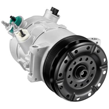 Imagem de SYKRSS Compressor A/C de ar condicionado 67317 com embreagem compatível com Chrysler Sebring 2.7L 3.5L 2007-2008, compatível com Dodge Avenger 2.7L 3.5L 2008