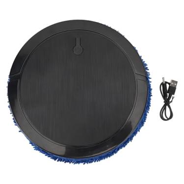 Imagem de Robô de limpeza de piso Smart Baixo ruído de ruído inteligente Máquina de limpeza automática de uso automático de uso automático para material abd (Preto)