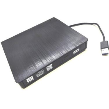Imagem de Gravador Cd/dvd Externo Usb 3.0 Slim Note Ultrabook Pc gv02 - NBC
