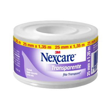 Imagem de Fita Micropore Transparente Nexcare 25mm x 1,35m 1 Unidade