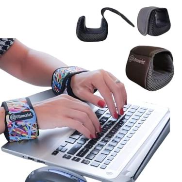 Imagem de PAR Apoio de Punho para Teclado e Mouse Ergonômico (PRETO)