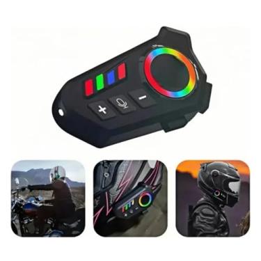 Imagem de Fone De Ouvido com Microfone Para Capacete Moto Bluetooth Sem Fio a Prova d'Água