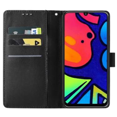 Imagem de Capa Capinha Carteira Flip Couro Compatível Samsung Galaxy M21S Premium (PRETO)