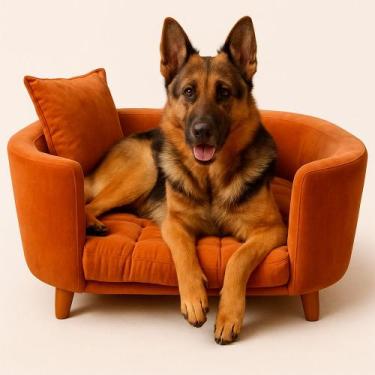 Imagem de Sofá Caminha Grande Porte Pet Luxo em Sued Premium - Sua Casa Decor, T