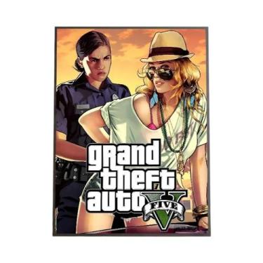 Imagem de Pôster De Arte Estética HD G-GTA 5 G-Grand Theft Auto Auto Decoração D