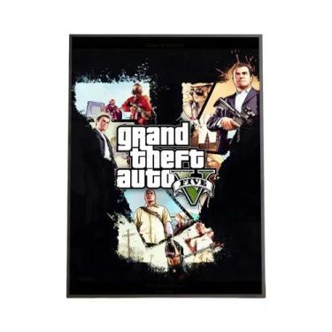 Imagem de Pôster De Arte Estética HD G-GTA 5 G-Grand Theft Auto Auto Decoração D