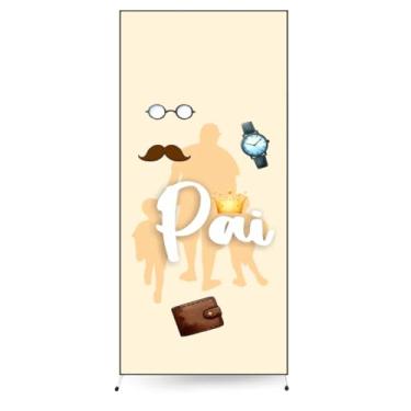 Imagem de Painel Lateral Romano Veste Fácil 0,90x2,20m Dia dos Pais (PLPAI0020)