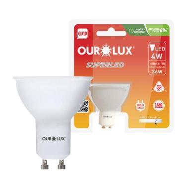 Imagem de Spot Led Embutir Dicroica Mr16 Recuado Gu10 Branco Frio 4w Iluminação 