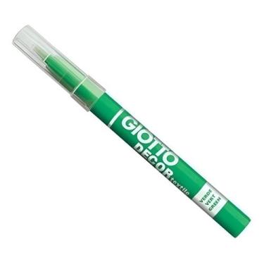 Imagem de Caneta VERDE Permanente Tecido Marker GIOTTO - 495420