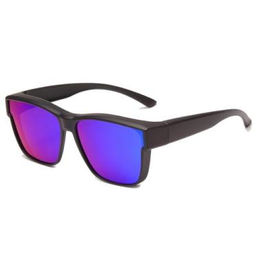 Imagem de Óculos de sol polarizados retrô para homens, óculos de direção com visão noturna, óculos de ciclismo e pesca que mudam de cor, verde, HFA, 001