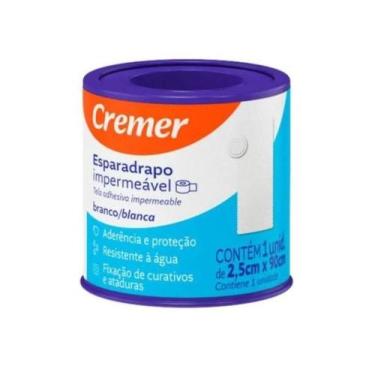 Imagem de Esparadrapo Impermeável Cremer 2,5cm x 0,9m  1 Unidade - CREMER S.A